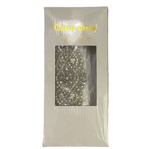 Queen Dream Bridal Belt Sash Crystal Rhinestone Bling Bride Wedding Accessory